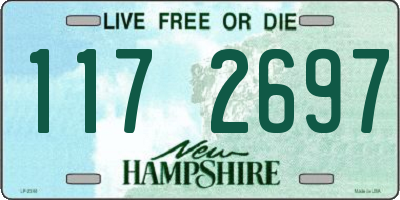 NH license plate 1172697