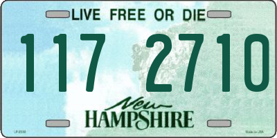 NH license plate 1172710