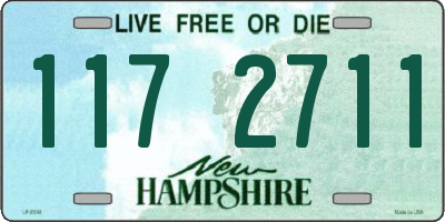 NH license plate 1172711