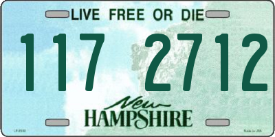 NH license plate 1172712