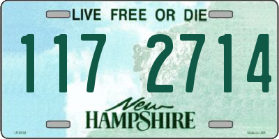 NH license plate 1172714
