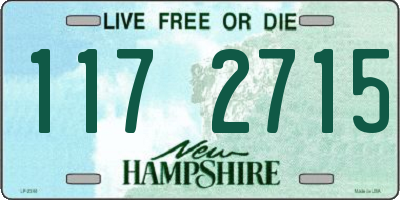 NH license plate 1172715