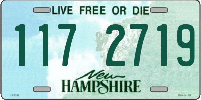 NH license plate 1172719
