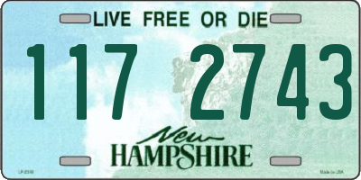 NH license plate 1172743