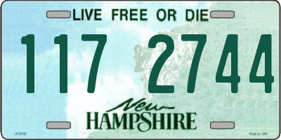 NH license plate 1172744