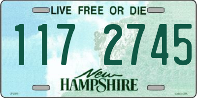 NH license plate 1172745