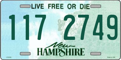 NH license plate 1172749