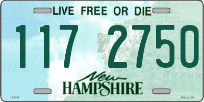 NH license plate 1172750