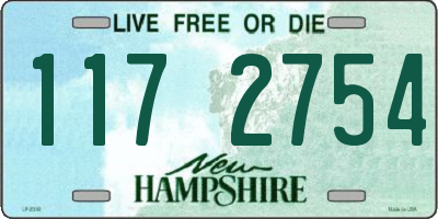 NH license plate 1172754