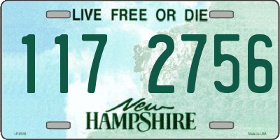 NH license plate 1172756