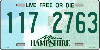 NH license plate 1172763