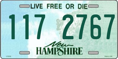 NH license plate 1172767