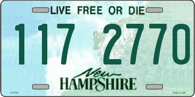 NH license plate 1172770