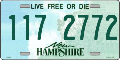 NH license plate 1172772