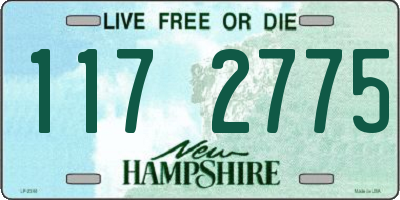 NH license plate 1172775