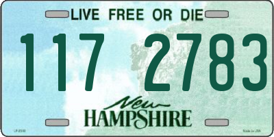 NH license plate 1172783