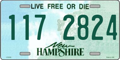 NH license plate 1172824
