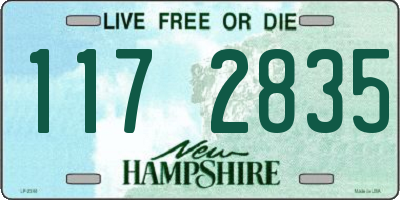 NH license plate 1172835