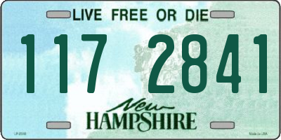 NH license plate 1172841