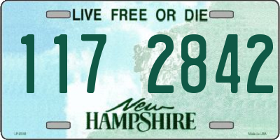 NH license plate 1172842