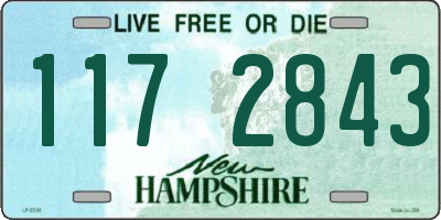 NH license plate 1172843
