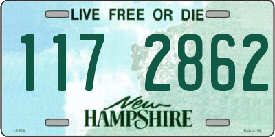 NH license plate 1172862