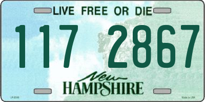 NH license plate 1172867