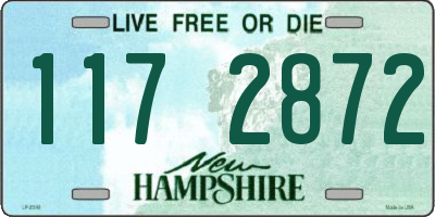 NH license plate 1172872