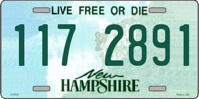 NH license plate 1172891