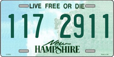 NH license plate 1172911