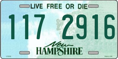 NH license plate 1172916