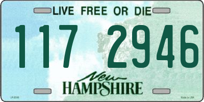 NH license plate 1172946
