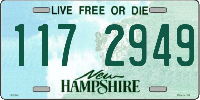 NH license plate 1172949