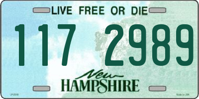 NH license plate 1172989