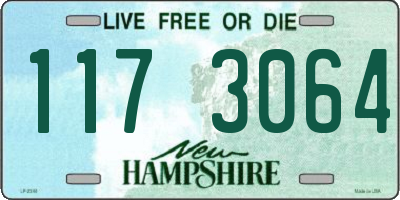 NH license plate 1173064
