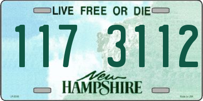 NH license plate 1173112