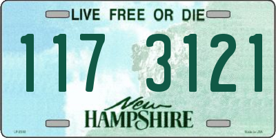 NH license plate 1173121