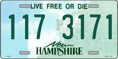 NH license plate 1173171