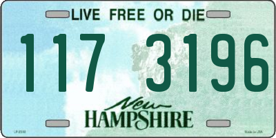 NH license plate 1173196