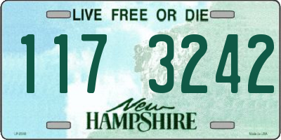 NH license plate 1173242