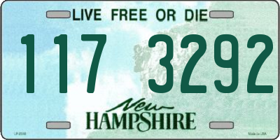 NH license plate 1173292