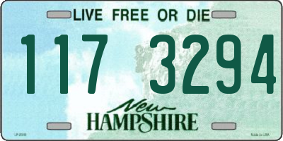 NH license plate 1173294