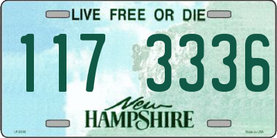 NH license plate 1173336