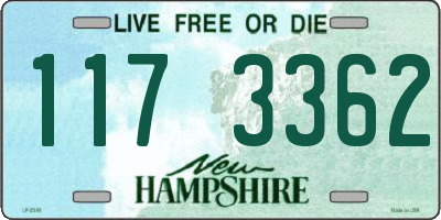 NH license plate 1173362