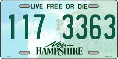 NH license plate 1173363