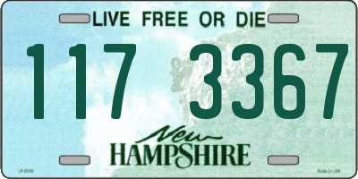 NH license plate 1173367
