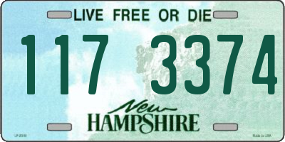 NH license plate 1173374