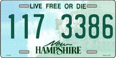 NH license plate 1173386