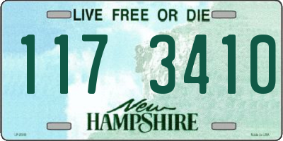 NH license plate 1173410