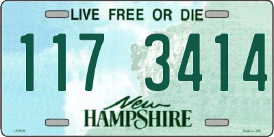NH license plate 1173414